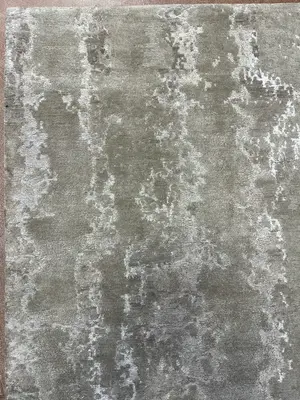 New Grey Nepal Abstract Modern 3' X 5'