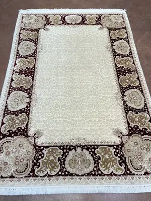 New Ivory Turkey Hereke 5'-6"x8'