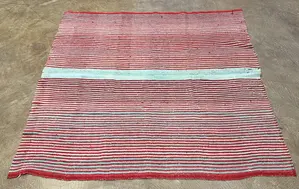 Vintage Multi Turkey Flatweave Square