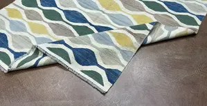 New Ivory Afghanistan Modern Kelim 4' X 6'