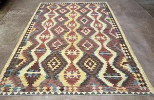 New Multi Afghanistan Maimana Kelim 7' X 10'