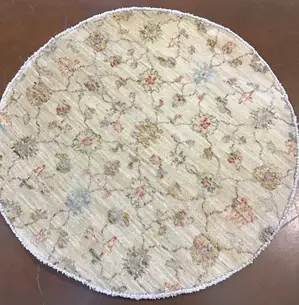 New Ivory Pakistan Oushak Round