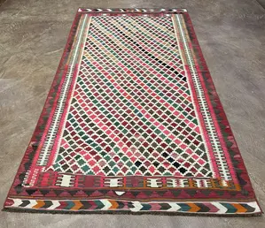 Vintage Multi Persian Kelim Qashqai 6' X 9'