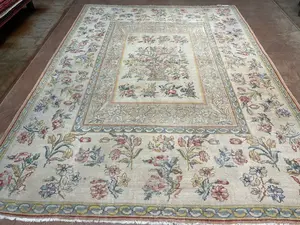 Antique Ivory European Portugese 9' X 12'