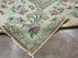 Antique Ivory European Portugese 9' X 12'