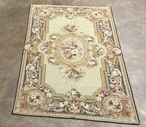 New Beige China Sino Aubusson 3' X 5'