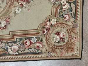 New Beige China Sino Aubusson 3' X 5'