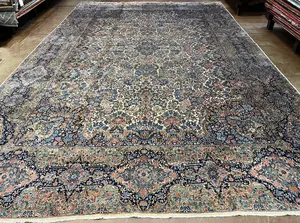 Antique Ivory Persian Kermon Oversize