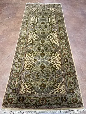 New Beige India Indo Persian Runner