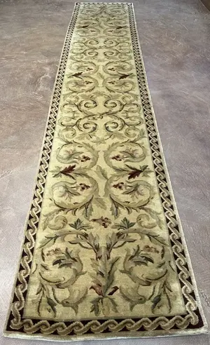 New Beige India Indo Persian Runner