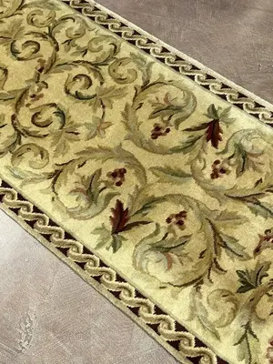 New Beige India Indo Persian Runner