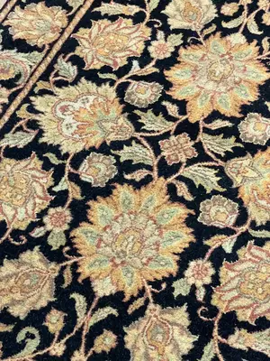 New Black India Indo Persian Runner