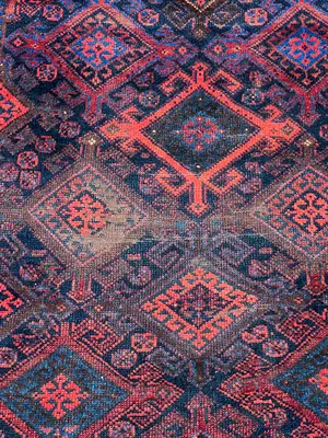 Vintage Navy Afghanistan Baluch Runner