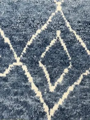 New Blue Turkey Berber Collection 9' X 12'
