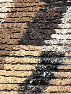 New Brown Turkey Berber Collection 5' X 7'
