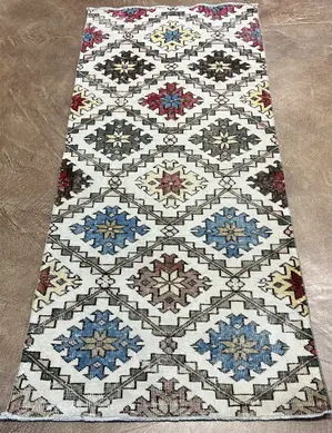 New Ivory Turkey Anatolian Runner
