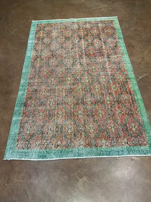 New Orange Turkey Anatolian 5' X 7'