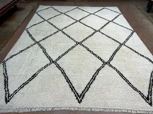 New Ivory Turkey Berber Collection 9' X 12'