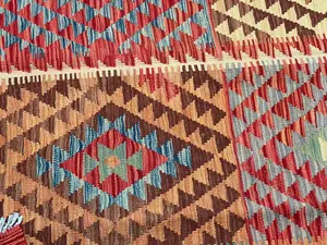 New Multi Afghanistan Maimana Kelim 5' X 7'