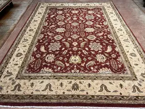 New Red India Indo Mahal 9' X 12'