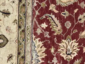 New Red India Indo Mahal 9' X 12'