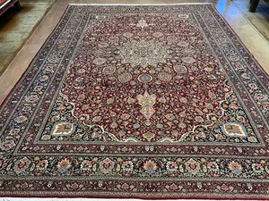Antique Red Persian Mashad 10' X 14'