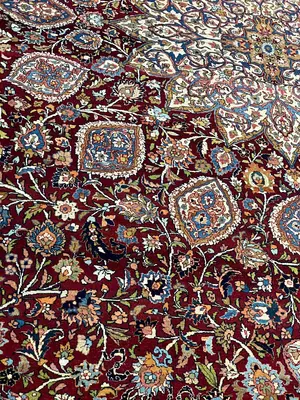 Antique Red Persian Mashad 10' X 14'
