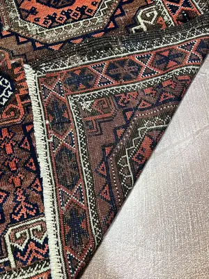 Antique Brown Persian Baluch 3' X 5'