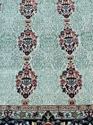 New Green Persian Isfahan 5' X 7'