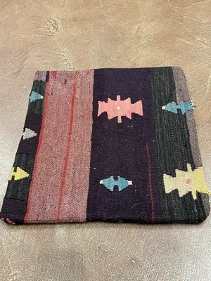 Vintage Purple Afghanistan Kelim Pillow