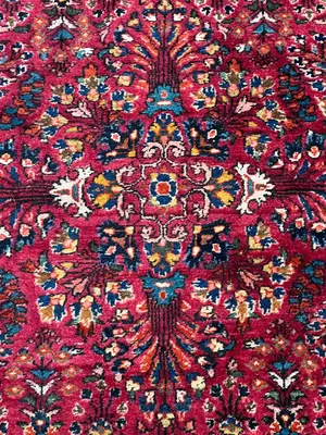 Antique Red Persian Saruk 3' X 5'