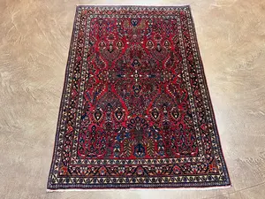 Antique Red Persian Saruk 3' X 5'