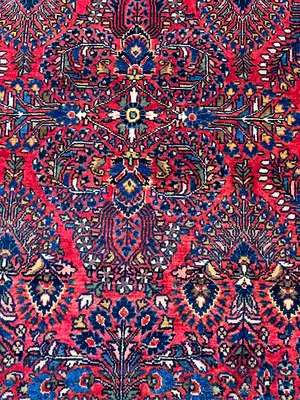 Antique Red Persian Saruk 3' X 5'