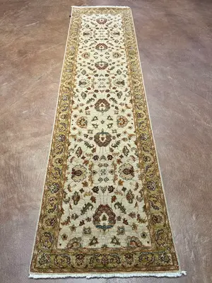New Beige India Indo Persian Runner