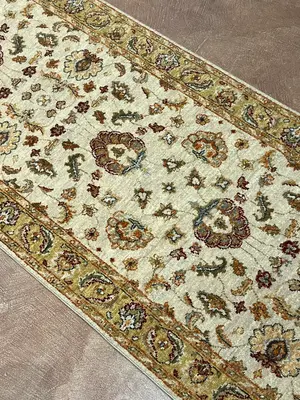New Beige India Indo Persian Runner