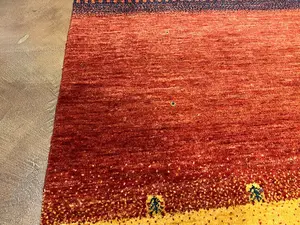 New Multi Persian Gabbeh Luribaft 6' X 9'