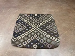Vintage Brown Afghanistan Kelim Dog Bed Pillow