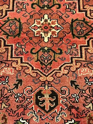 New Rust Persian Heriz 3' X 5'