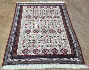 New Ivory Afghanistan Sumak 4' X 6'