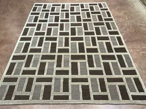 New Beige Nepal Modern Nepalese 6' X 9'