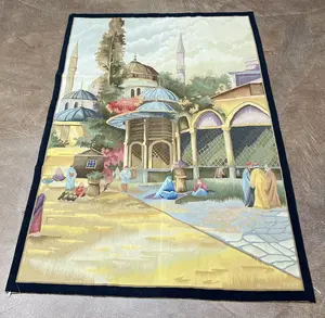 Vintage Multi China Tapestry 3' X 5'