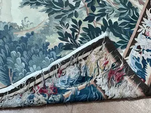 Vintage Ivory China Tapestry 5' X 7'