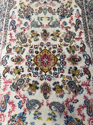 New Ivory Persian Kermon Runner
