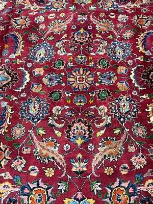 New Red Persian Mashad Oversize