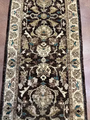 New Brown India Indo Persian Runner