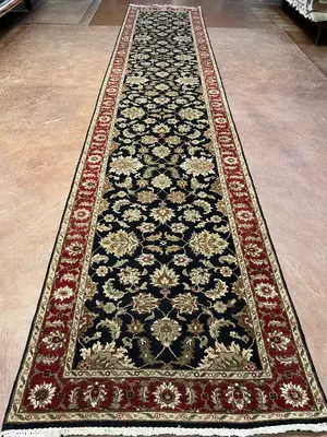 New Black India Indo Persian Runner