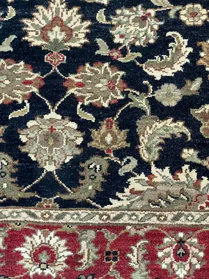 New Black India Indo Persian Runner
