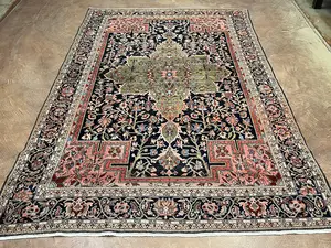 Antique Navy Persian Ferahan 7' X 10'