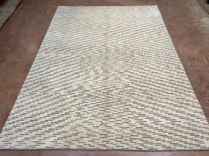New Beige Persian Gabbeh 6' X 9'