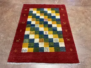 New Multi Persian Gabbeh 4' X 6'